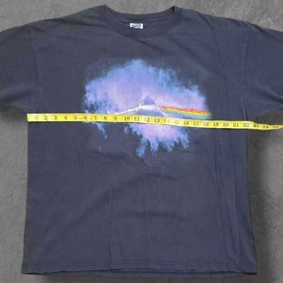 Vintage Y2K Pink Floyd Dark Side Of The Moon Roger Waters Shirt XL Distressed - Picture 6 of 6